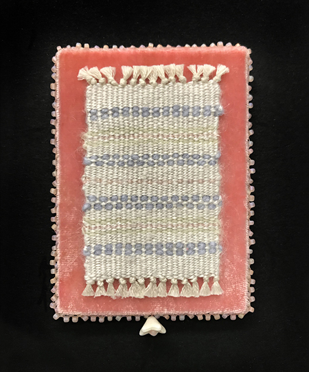 Safe Place, large picture of piece for May 2, 2020, in Corona Diary, a visual Pandemic journal by Robin Atkins, bead artist