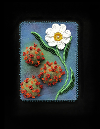 Corona Diary, Corona Tenacity, by Robin Atkins, bead artist