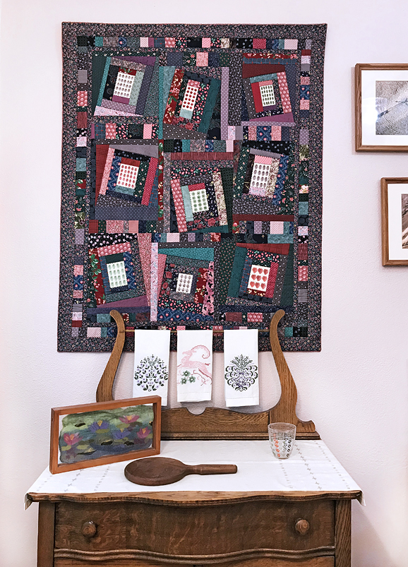 Order & Chaos, beaded quilt by Robin Atkins, bead artist