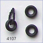 glass rings, 9 mm Czech, matte black;  Robin Atkins favorite for beadwork.