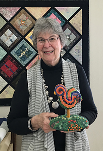 Robin Atkins, bead artist, beadwork teacher, and author of beading books