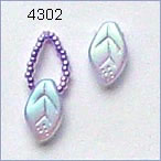 leaf beads, alexandrite;  Robin Atkins favorite for bead embroidery.