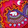 Heart to Hands Bead Embroidery, new book by Robin Atkins, bead artist, ruffle technique
