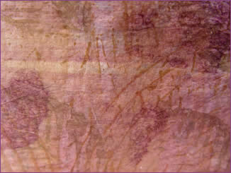 Painted decorative paper, Taupe Deli Paper, by Robin Atkins, bead artist