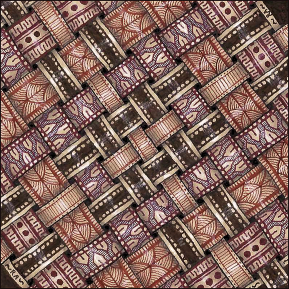 Zentangle, ink and pencil, by Robin Atkins, bead artist
